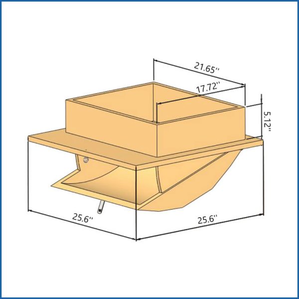 NA0055-AC Ceiling inlet