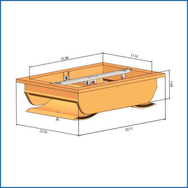 NAD-084-AC Ceiling inlet